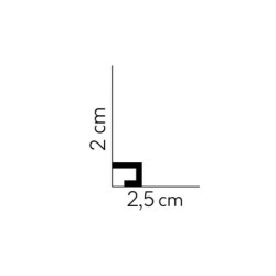 LISTWA PRZYPODŁOGOWA WODOODPORNA LAKIEROWANA - ONE - QL021P