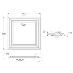 PANEL ŚCIENNY 3D - LUXXUS - W121 Autoire