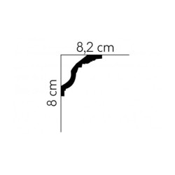 LISTWA SUFITOWA FLEX - PRESTIGE - MDB102F