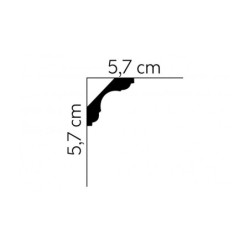 LISTWA SUFITOWA FLEX - PRESTIGE - MDB106F