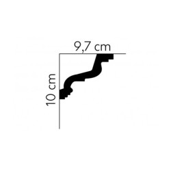 LISTWA SUFITOWA FLEX - PRESTIGE - MDB118F