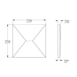 PANEL ŚCIENNY 3D - LUXXUS - W106 Envelop