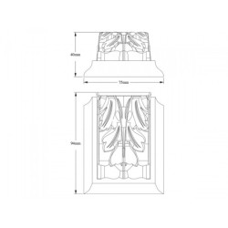 LISTWY PRZYSUFITOWE - LUXXUS - C307A