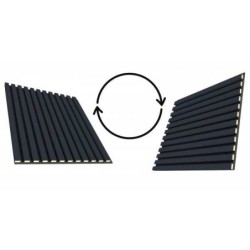 Antracyt (czarny filc) - Panele 3 D - LAMEO_A112