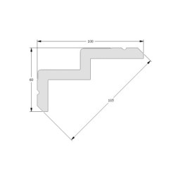 LISTWY PRZYSUFITOWE - LUXXUS - C390