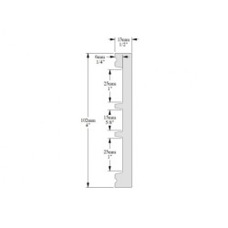 LISTWA PRZYPODŁOGOWA - AXXCENT - SX163RAL9003