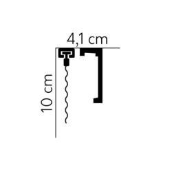 LISTWA KARNISZOWA - PRESTIGE - QL026