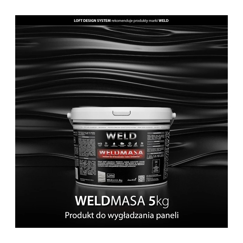 MASA SZPACHLOWA

WELD MASA 5 kg LOFT SYSTEM masa szpachlowa - AKC03