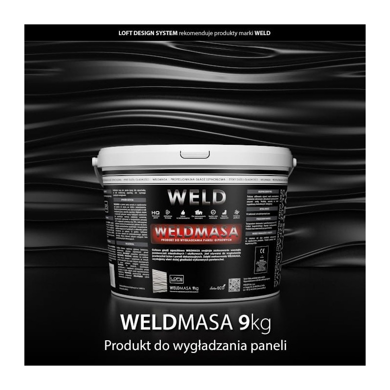 MASA SZPACHLOWA

WELD MASA 9 kg LOFT SYSTEM masa szpachlowa - AKC04